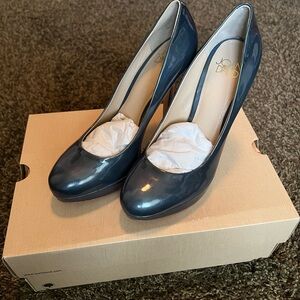 Joan & David Navy Heels